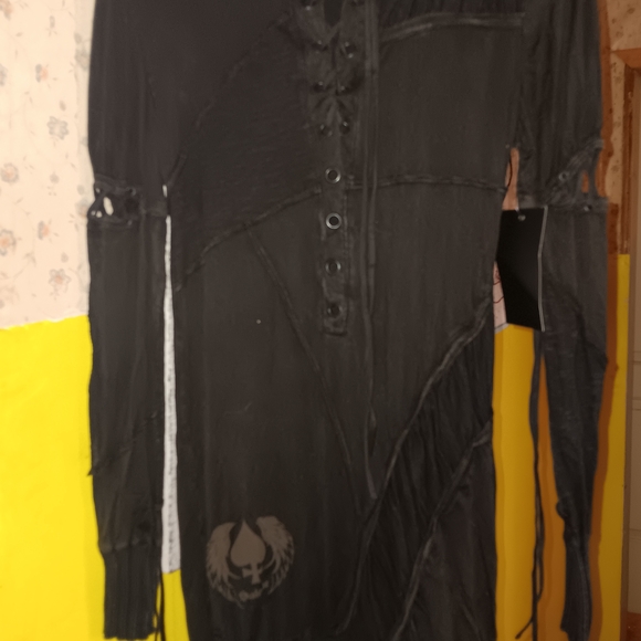 Salvage Dresses & Skirts - NWT SALVAGE Long Sleeved Corset Lace-Up Cut-Out Long Sleeved Sweater Dress. S-M